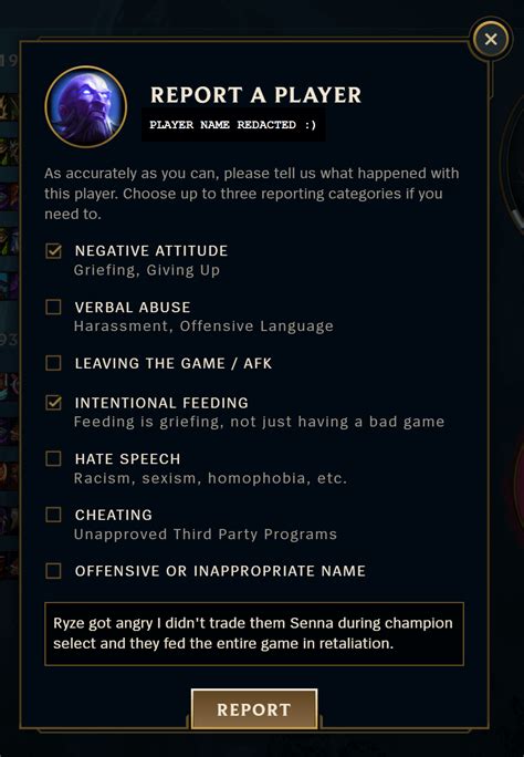 lol report player|league of legends reporting system.